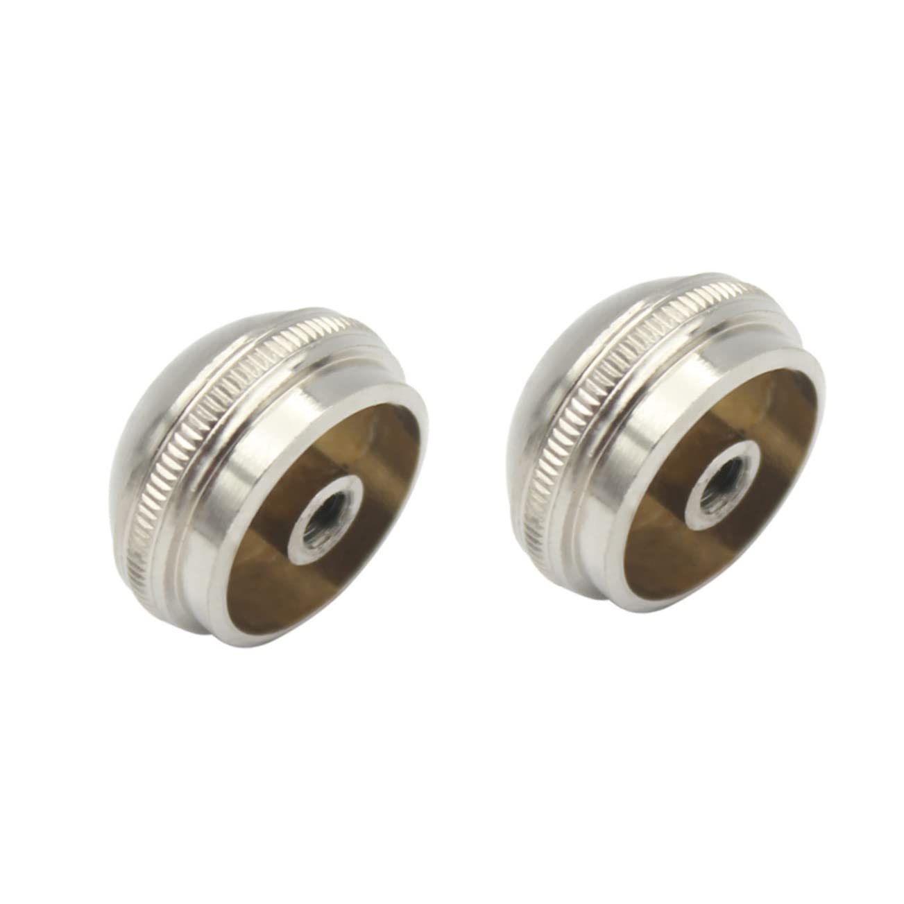 Milisten 2pcs Flute Flute Head Nut Silver Accessories Brass Screws Brass Fittings Screw Hat Flute Repair Parts Musical Instrument Accessories Musical Instrument Parts Flute Screws Replace