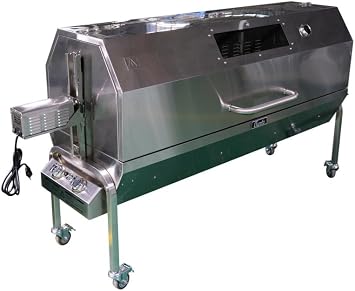 62" Propane/Charcoal Spit Roaster - SSGC1-XL - 50W Motor with Rotisserie Functionality