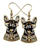 Bastet Earrings - Collectible Jewelry Accessory Dangle Studs Jewel