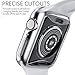 BRG Case for Apple Watch Series 3 2 Screen Protector 38mm, [2 Pack] Soft TPU HD Clear Ultra-Thin Overall Protective Cover Case for iWatch Series 3/2 38mm