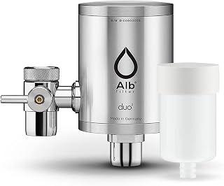 Alb Filter DUO NANO Wasserfilter Wasserhahn Edelstahl Natur + PROTECT