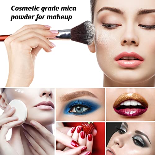 White Mica Powder For Epoxy Resin - Jelife 100 Grams Cosmetic Grade Pearlescent Mica Pigment Powder Natural Shimmer Resin Color Dye For Candle, Soap Making, Makeup, Art Crafts, Acrylic Nail, Painting #TOP2