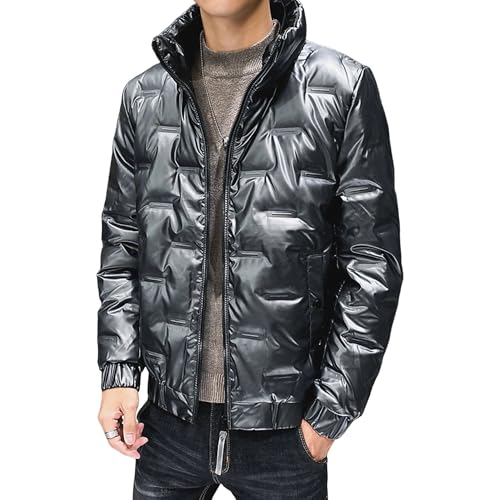 Doudoune thermique pour homme imperméable avec zip métal et col chaud