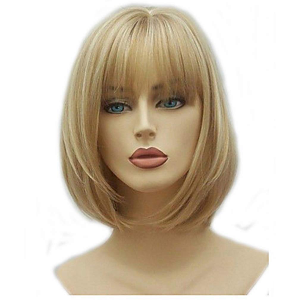Perruque blonde avec reflets pour changer de tête instantanément sans coloration