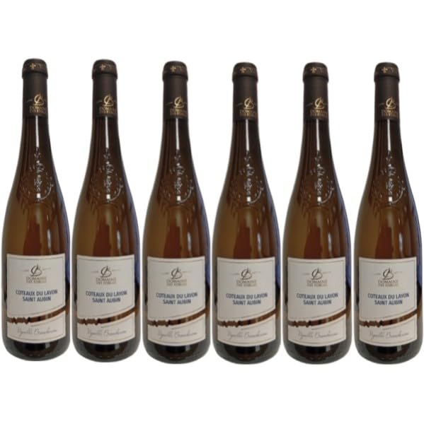 Côteaux du Layon St Aubin 2025 AOC, vin blanc moelleux d'Anjou - Carton de 6 bouteilles de 75 cl
