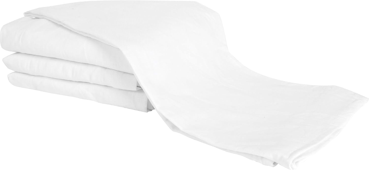 HIC Kitchen Jumbo Flour Sack Set, Heavyweight Cotton, 4-Pack - Super Absorbent, Lint-Free, Versatile for Cleaning, Cooking, Food Storage, 32 x 38 Inches, Machine Washable