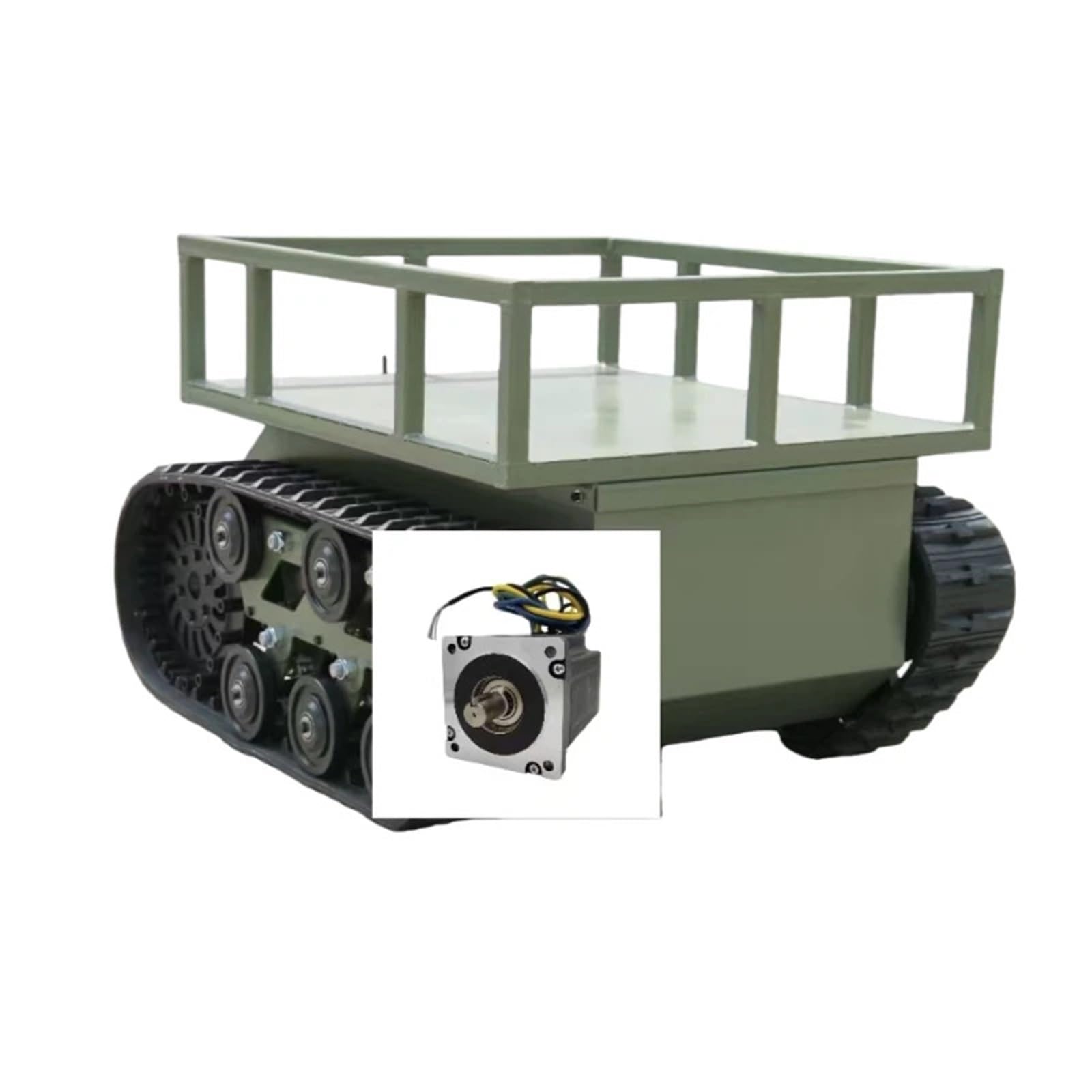 Motore CC Senza spazzole ad Alta Potenza 310V 3KW 3000 Giri/min. Lunghezza Corpo 230 mm for Veicoli cingolati autonomi 110BL23031
