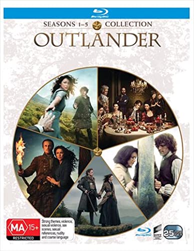 Outlander Seasons 1 - 5 Complete Box Set Collection Blu-ray 1 2 3 4 5