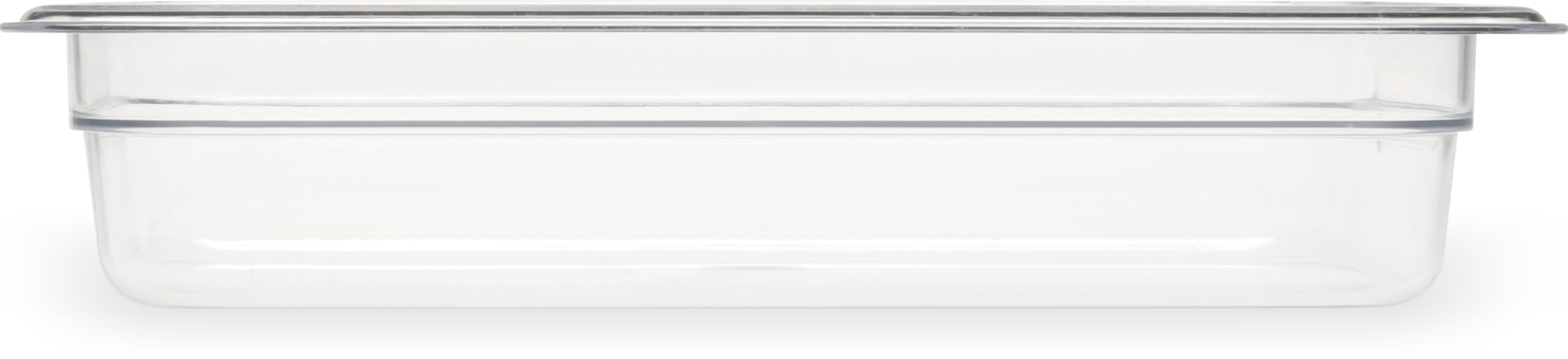Condition photo showing New/Like New for carlisle foodservice products plastic food pan 1/3 size 2.5 inches deep clear