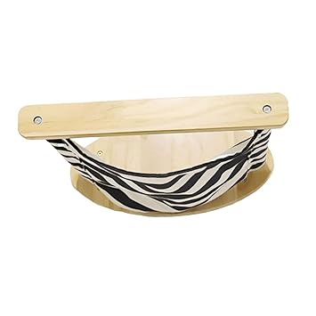 Meri SHOPP Cat Hammock Bed Modern Shelves Hanging Perches Wall Mounted 39x19x30.4cm