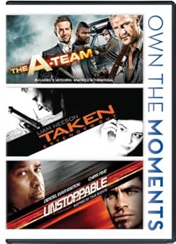 DVD A-Team / Taken / Unstoppable Book