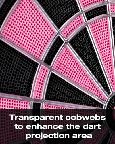 Electronic dartboards for adults, Dartboard electronic with Bright Score Display, Multiple Games, and Durable Design-Perfect for Family Fun and Competitions-Includes Soft Tip with 12 Darts (Pink-Grey) - image 8