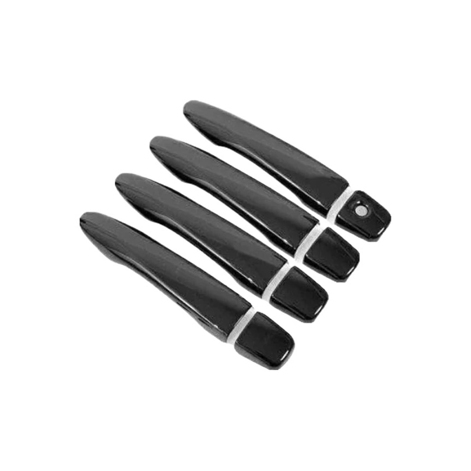 Ropaix 4Handle 1 Keyhole B Side Exterior Door Handle For Nissan For Navara Np300 For Frontier D23 2015-2023 Car Sticker Styling Chrome Door Handle Cover(4Handle 1 Keyhole B)
