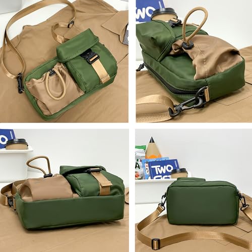 Nylon Crossbody Bag Small Cell Phone Bags for Women Shoulder Bag Mini Tote Bag Lightweight Purse3