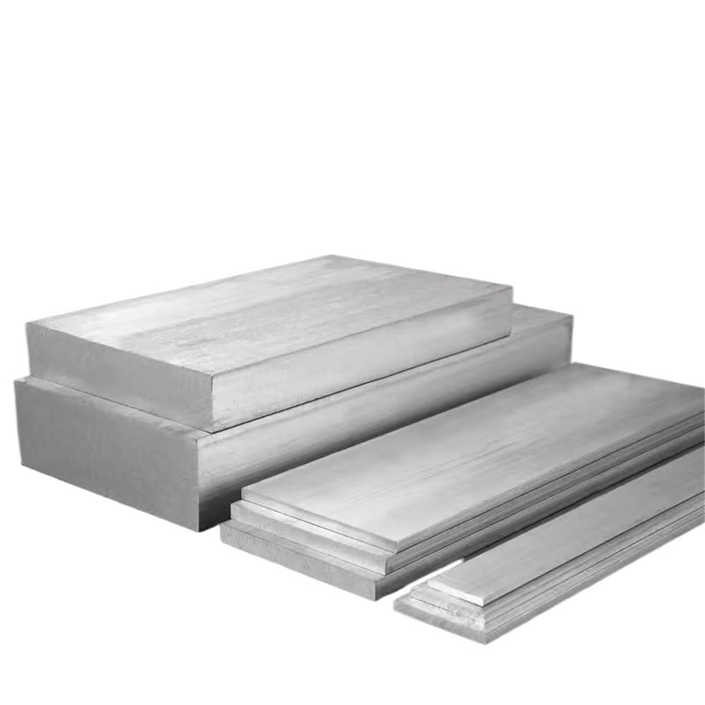 Placa de metal plana de aluminio 6061, hoja ligera y duradera, espesor 3 mm-10 mm, 1 unidad(8x30x300mm)