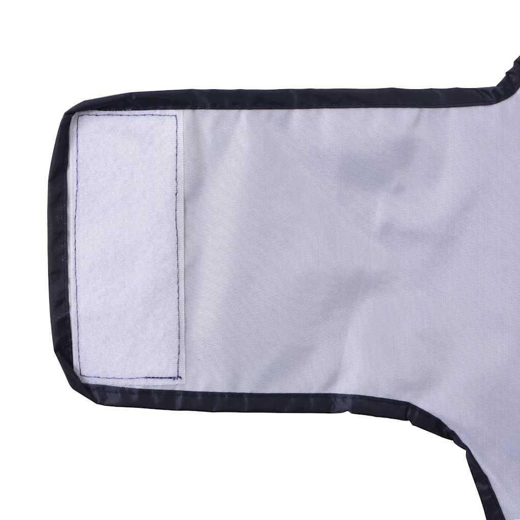 Impermeabile per cani, blu navy, in poliestere, XL, con strisce riflettenti, impermeabile e riflettente, per autunno, inverno e attività all'aperto, protezione da pioggia e freddo