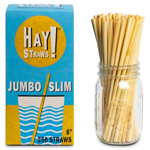 HAY! Straws Paille Jumbo Slim (250)