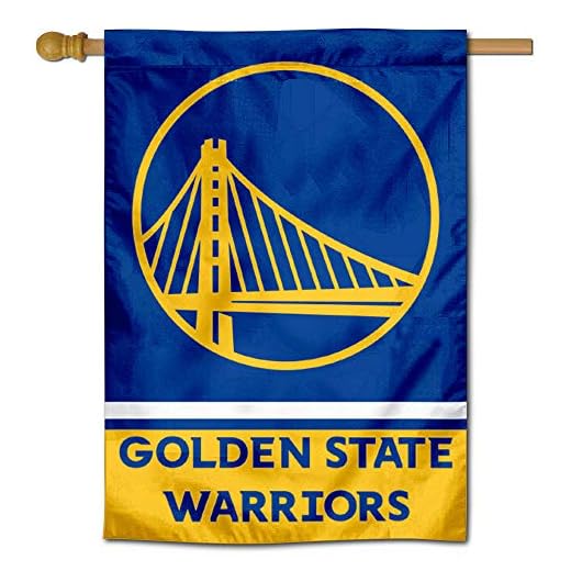 Wincraft Golden State Warriors - Bandera de Doble Cara para casa