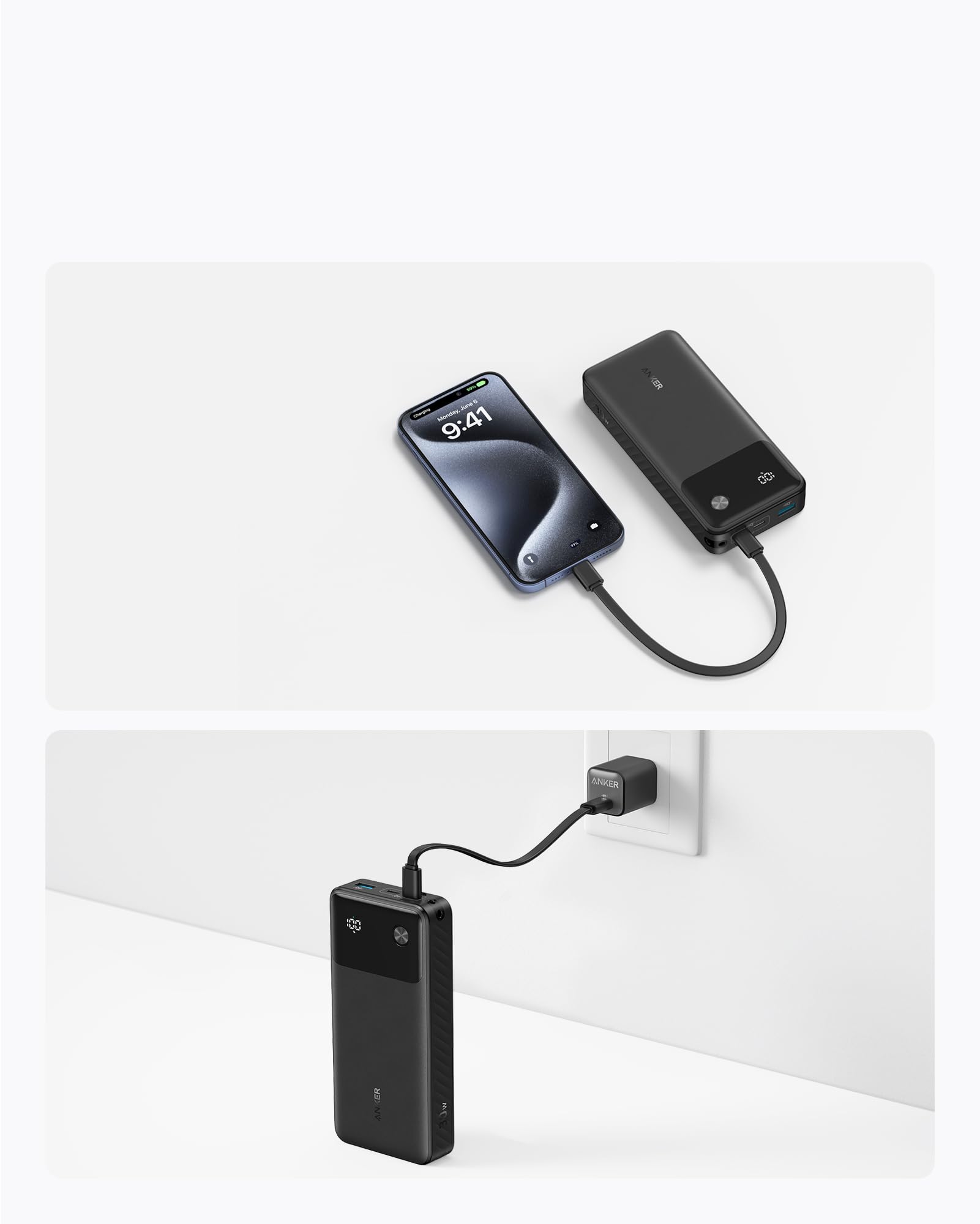 Anker A1384g11 Batteria Portatile 20000 Mah Nero (*anker Powerbank 20000 Mah 30w Black)