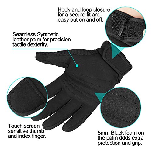 Ozero 2 Pairs Men Utility Working Gloves: Mechanic Gloves With Touch Screen Fingertips Flexible Breathable Gardening Gloves For Women Black X-Large #TOP1