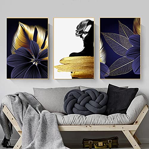 Peinture toile violet or abstraite au design artistique épuré