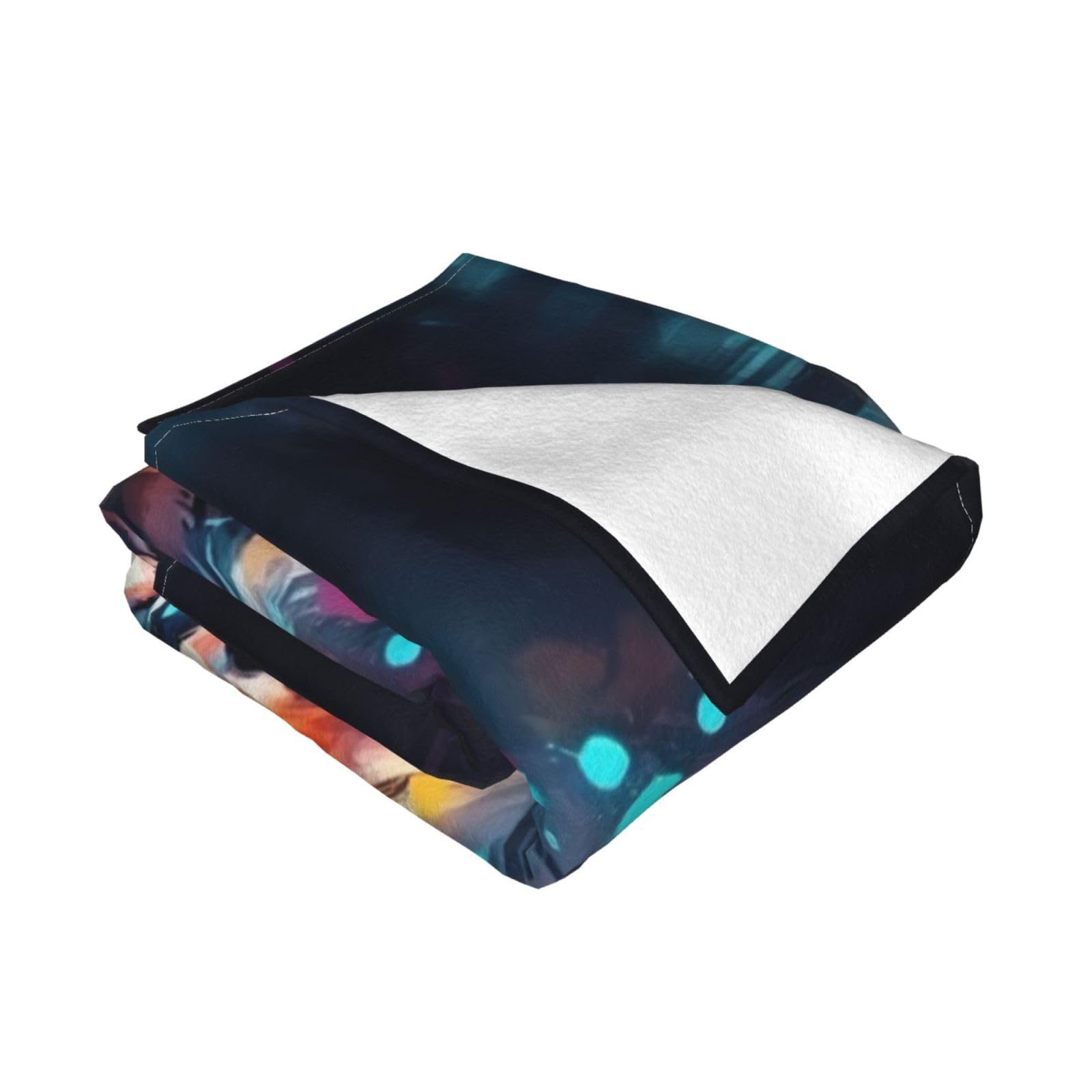 Coperta decorativa in morbida flanella calda e accogliente per bambini, cane, gatto, 127 x 152 cm, stampa di zampe di cane e animali domestici