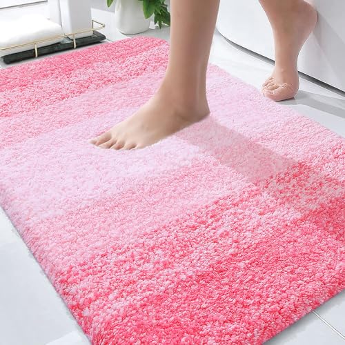 OLANLY Bathroom Rugs Mat 30x20, Extra Soft Absorbent Microfiber Bath