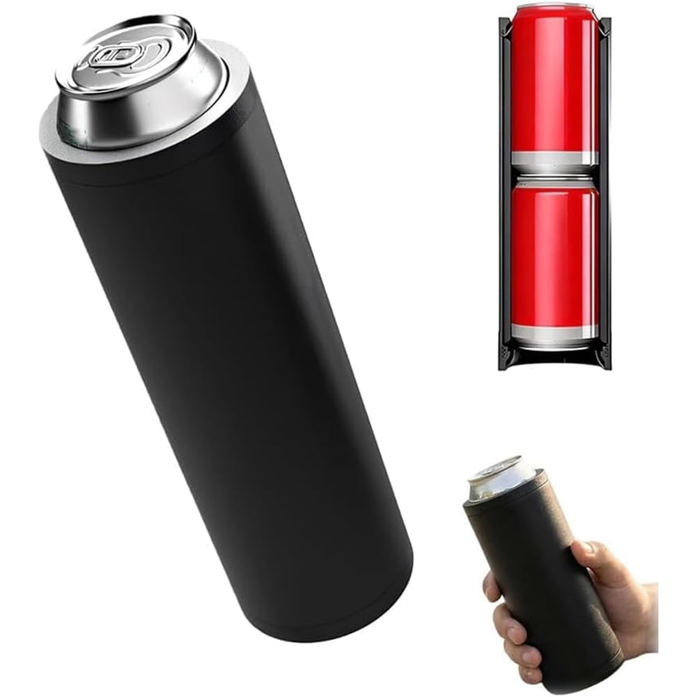 IJSDNVJNDX Double Reload Can Holder Can Holder for 12oz Beverages, Fits Two Cans, Easy to Hold, Ideal for Beer, Soda, and Outdoor Use A