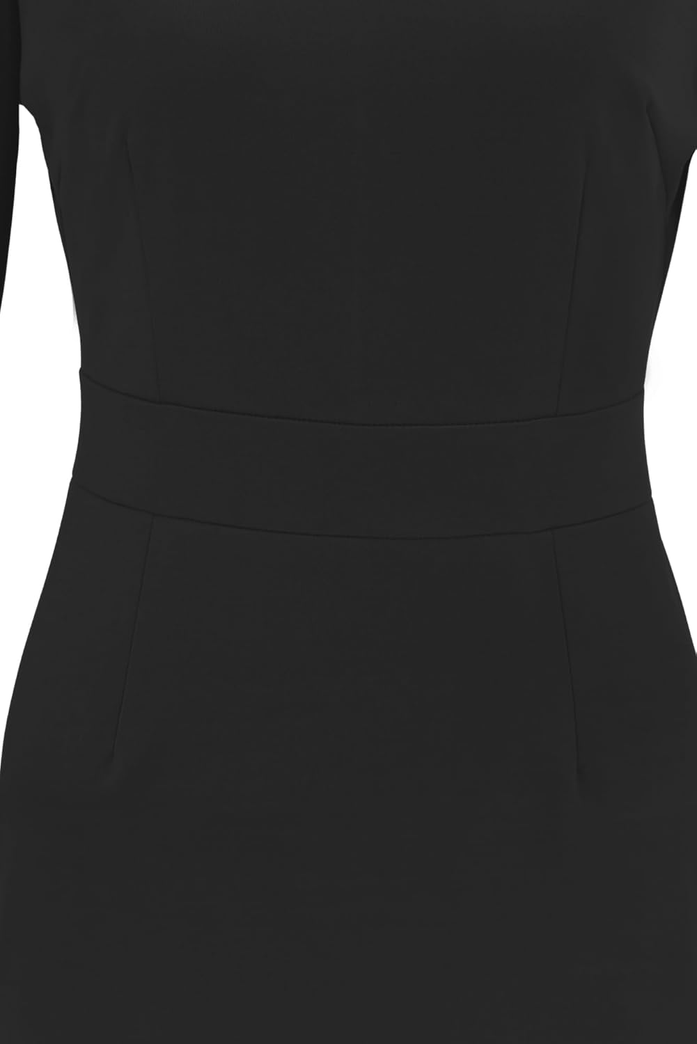 Trumpet Long Sleeve Mesh Church Dress Clergy Tab Insert Collar Priestess Dress - Image 2