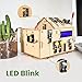 KEYESTUDIO Smart Home Starter Kit for Arduino for Uno R3, Electronics Home Automation Coding Kit, Wooden House DIY Sensor Kit STEM Educational Set for Adults Teens 15+