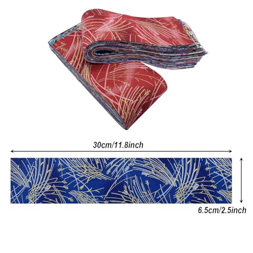 EDGEAM 60 Stück Patchwork Stoffe Baumwolle 6,5x30cm Jelly Roll Stoff Quilt-Streifen Baumwollstoff Stoffpaket zum Nähen für DIY Handwerk