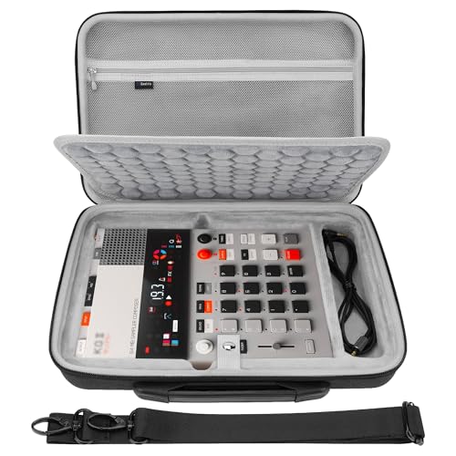 GEEKRIA Hard Shell Travel Case Compatible with Teenage Engineering EP-133 K.O. II/EP-1320/ EP...