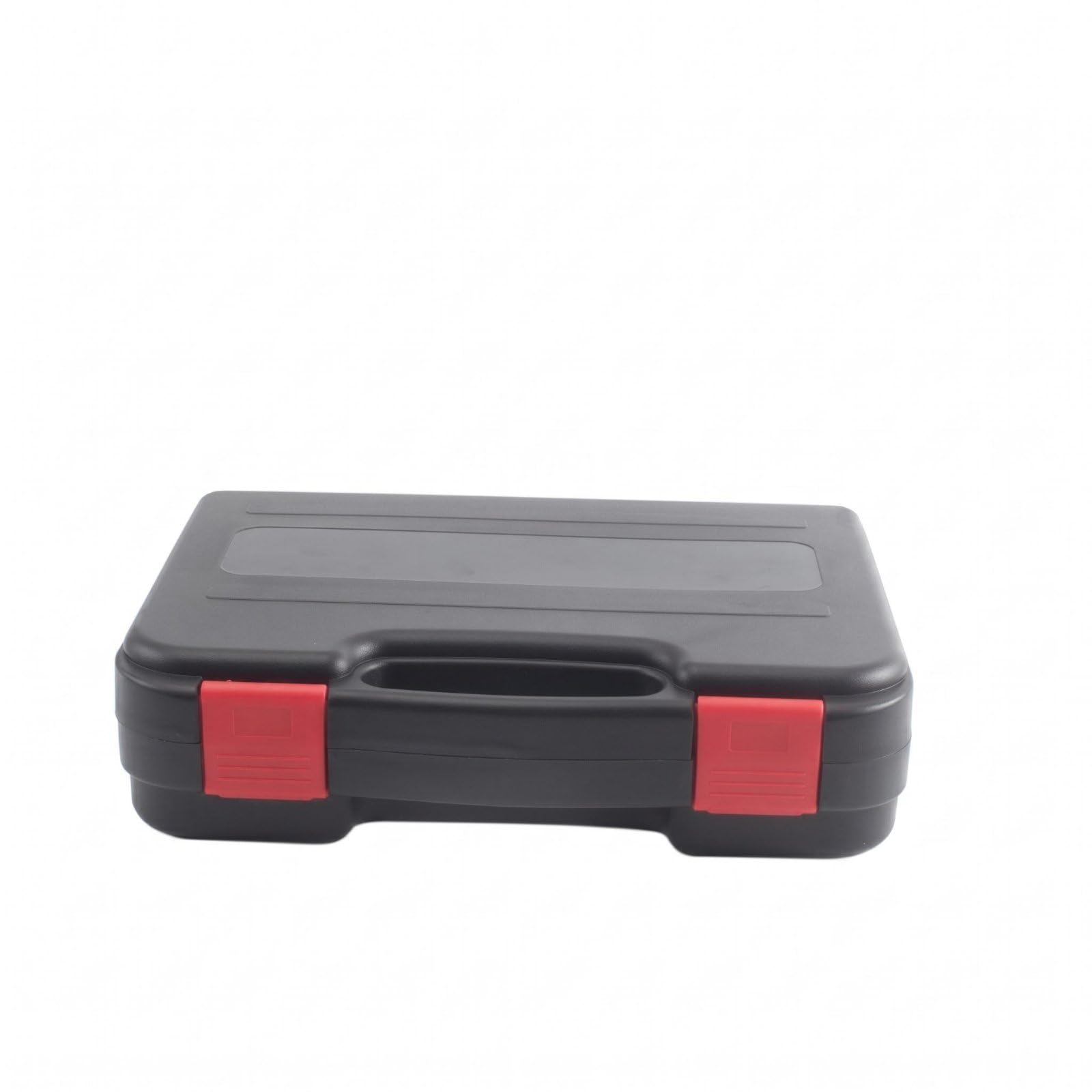PP Toolbox Chemical-Resistant ABS Tool Box Stainless Steel Hinges Portable Tool Box for Electricians, Carpenters, Car, Workshop, Garage, Black-image-42