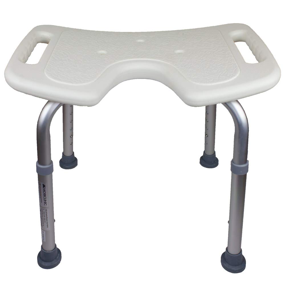 Mobiclinic Bahía Silla de Baño +, Elevador WC para Adulto con Tapa, Blanco Titán