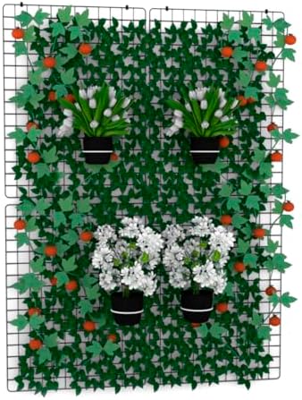 Jardim Vertical com Telas em Aço Aramado 60x80cm para Horta Suspe...