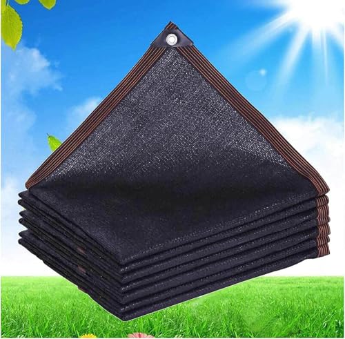 Filet d'ombrage de qualité militaire 4x3m noir ultra-résistant aux UV