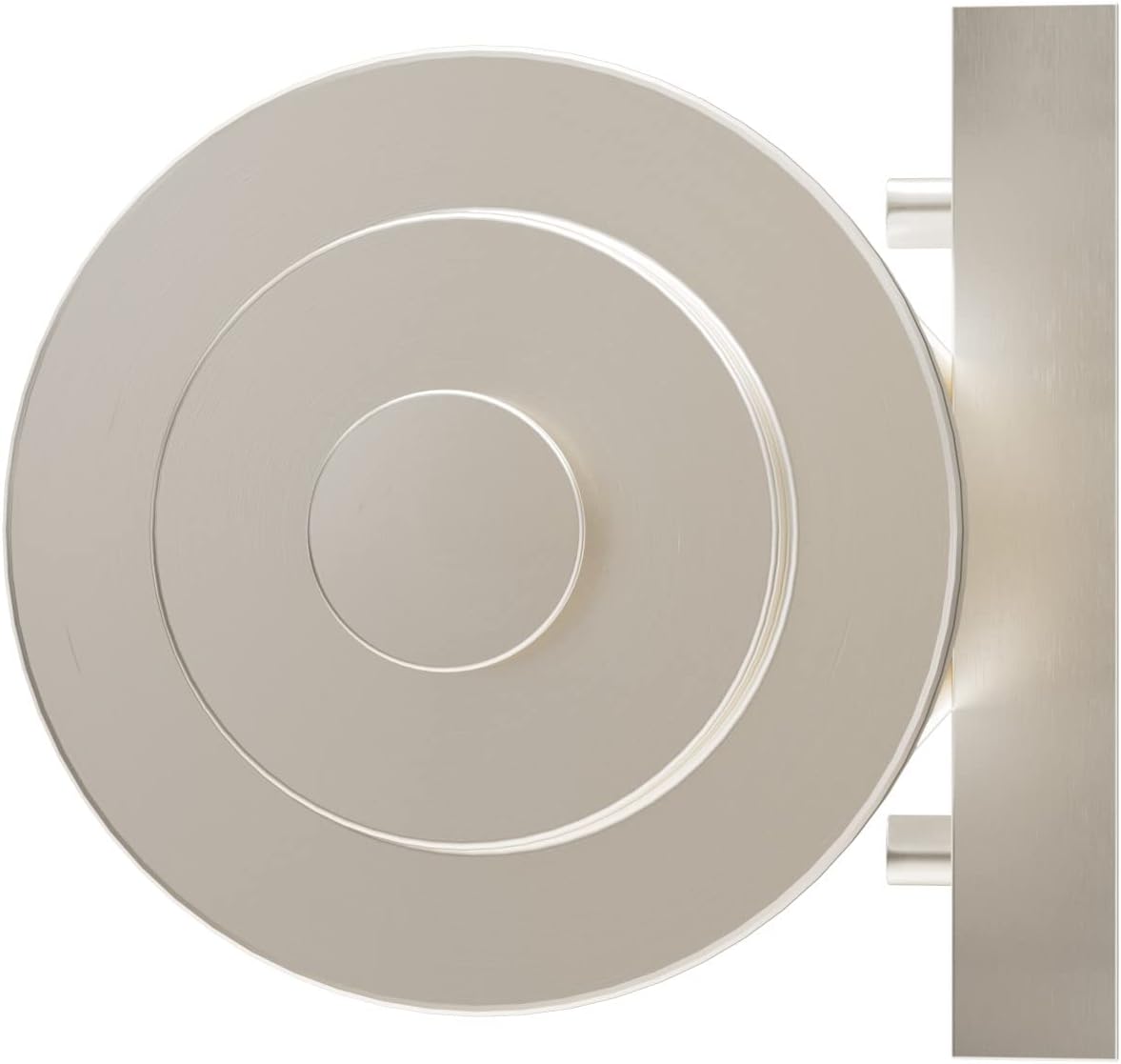 Hunter - Holly Grove 2-light Brushed Nickel, Medium Size Vanity Light, Dimmable, Formal Style, for Bedrooms, Kitchens, Foyers, Bathrooms - 19936
