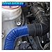 DEAELF 3 Inch Cold Air Intake Pipe, Flexible Stretchable Car Duct Tube with Length from 10