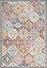 the carpet Palma - vielseitiger Indoor- & Outdoor-Teppich, modernes Design, Wohnzimmer, wetterfest & UV-beständig, langlebig und pflegeleicht, Balkon, Wintergarten, Mehrfarbig, Bunt, 80 x 150 cm