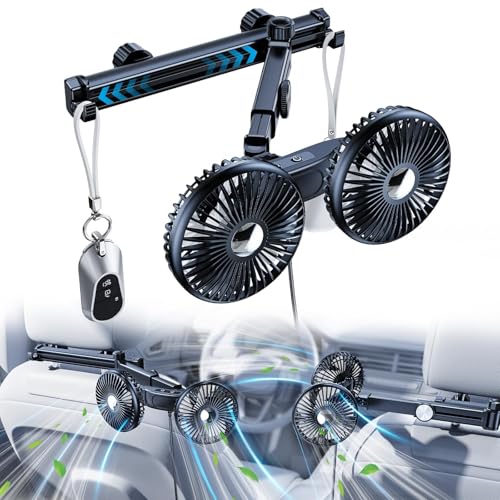 NIFBANG Dual Head Car Fan