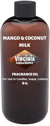 Aceite de fragancia de mango y leche de coco (botella de 16 onzas) para hacer velas, hacer jabĂłn, hacer tartas, aerosoles de habitaciĂłn, lociones, Aceite de fragancia de mango y leche de coco (botella de 16 onzas) para hacer velas, hacer jabĂłn, hacer tartas, aerosoles de habitaciĂłn, lociones,