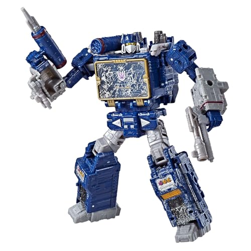 Transformers Toys Generations War for Cybertron Voyager Wfc-S25 Soundwave Action Figure - Siege Chapter - Adults & Kids Ages 8 & Up, 7'