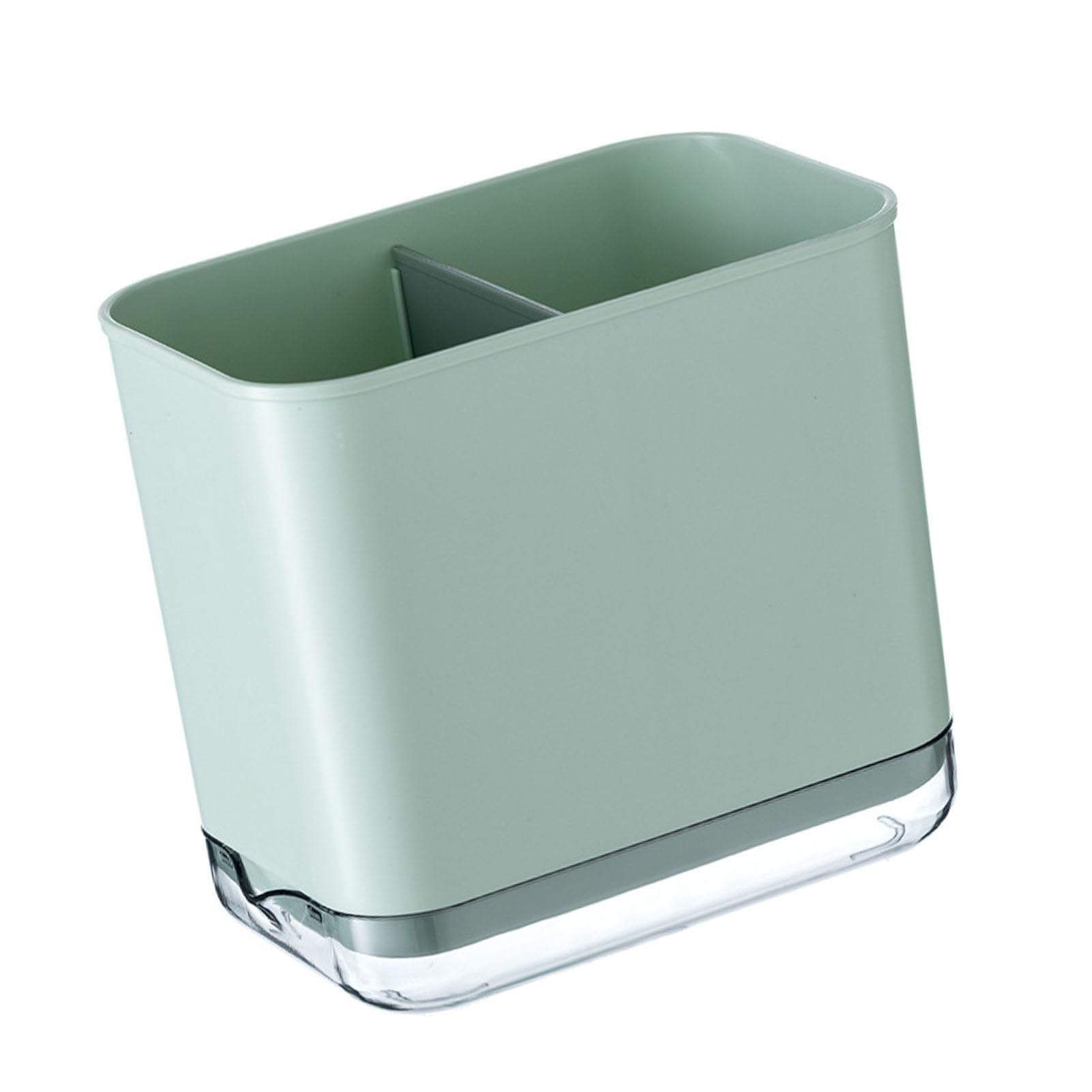 Soporte de palomado de plástico, portavasos para cubiertos de cubiertos creativos. (Verde)