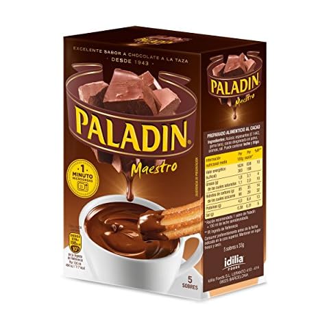 Paladín - Chocolate en Sobres, 33 g, 5 sobres Cover