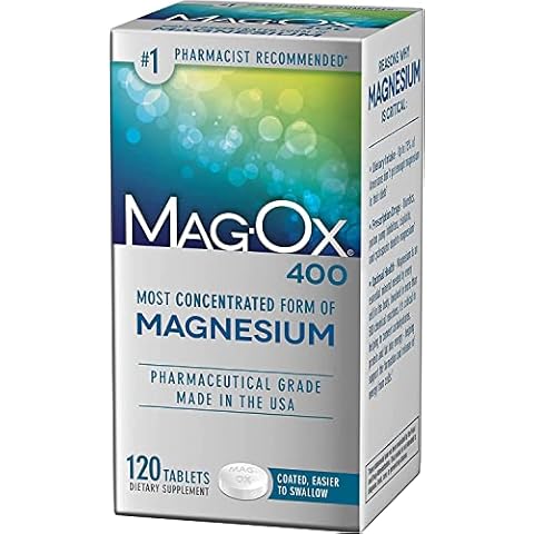Mag-Ox 400 Tablets, 120 tabs by Magox (Pack of 3) Cover