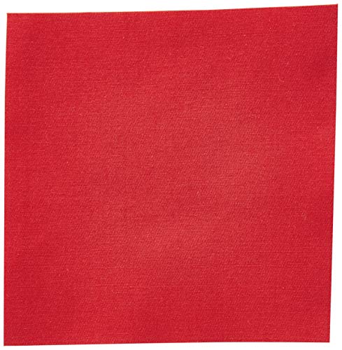 Five Star Napkins Luxury Cotton Cloth Cocktail Napkins - Bar Napkins, Party Napkins, Beverage Napkins, Events, Holiday, Wedding, Birthday, Parties - 4.5" X 4.5" - Disposable (50 X) Red #TOP2
