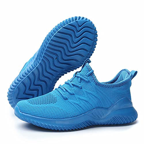 Image of Women's Kids Running Shoes Tennis Walking Sneakers Work Casual Comfor Lightweight Breathable Gril Boy Shoes Blue 9.5