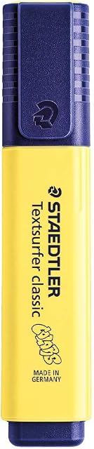 Staedtler Textsurfer Highlighter Classic Colours, Sol-Yellow Black