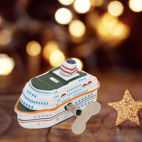 Brinquedo de Corda para Navio de Cruzeiro, Brinquedo de Lata para Navio de Cruzeiro, Coleção de Brin