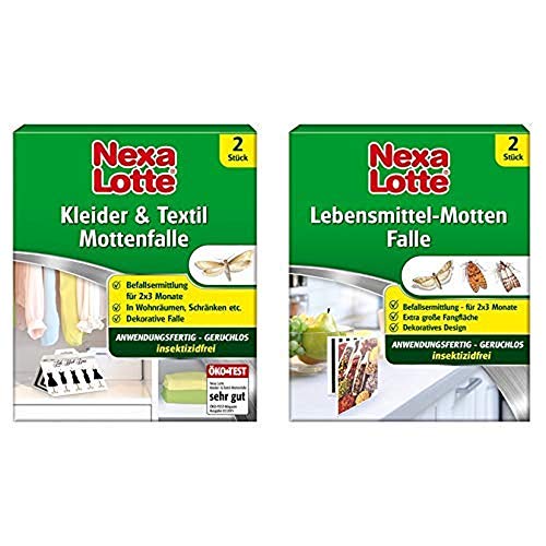 Nexa Lotte Kleider- & Textil-Mottenfalle 2 Fallen